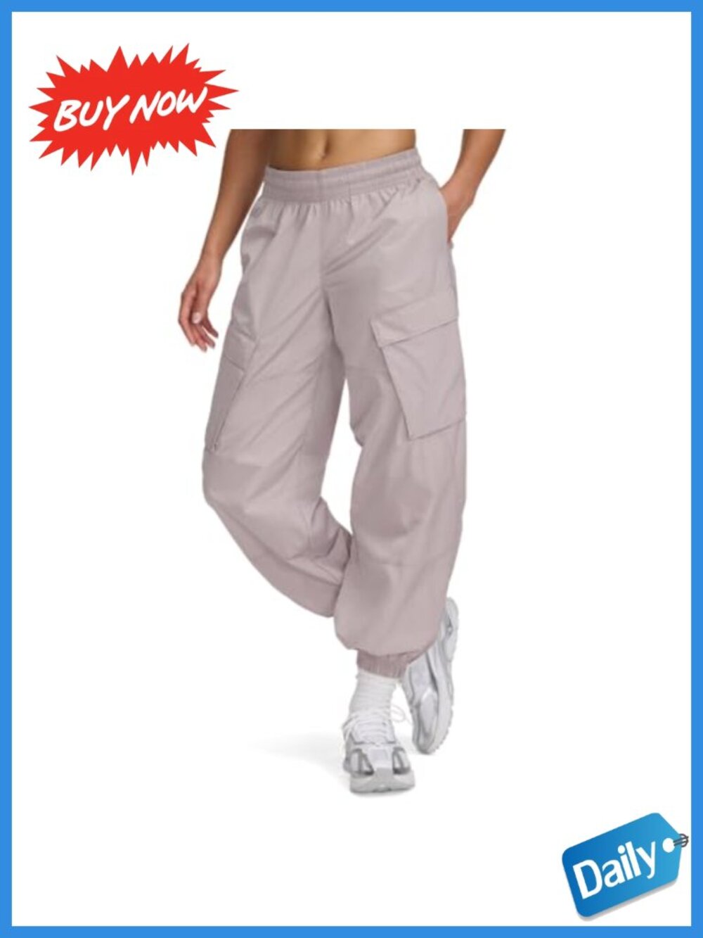 Under Armour Unstoppable Woven Sheen Cargo Pants Polyester Athletic Sweatpants